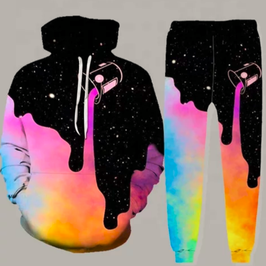 Spilled milk space galaxy top hoodie