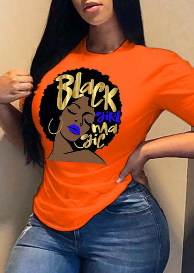 Black girl magic tee shirt sales
